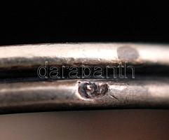 Női ezüst(Ag) gyűrű, jelzett, méret: 57, 1,8 g
silver ring, size: 57, 1,8 g