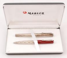 Marlen ezüst (Ag.) tollak (2db), eredeti dobozában, újszerű állapotban, 2 db tartalék betéttel, h: 1...