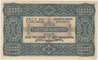 1923. 10.000K "80 FILLÉR - NYOLCVAN FILLÉR" felülbélyegzéssel, nyomdahely jelölés nélkül T...