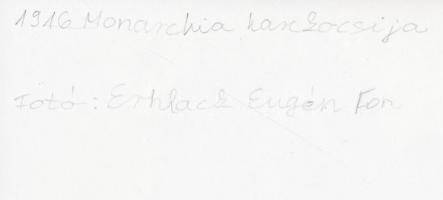 1916 A Monarchia tankja az első világháborúból, modern nagyítás, hátoldalon feliratozva, 22x17 cm /
...