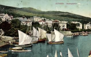Abbazia, port, Abbázia, kikötő
