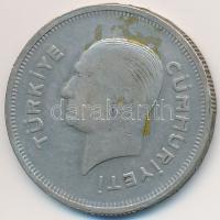 Törökország 1935. 50k Ag "Kemal Atatürk" T:2- Turkey 1935. 50 Kurus Ag "Kemal Atatürk" C:VF
