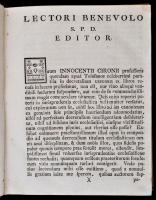 Paratitla In Tres Priores Libros Innocentii Cironii Ivris Vtrivsqve Professoris, Canonici, Et Eccles...