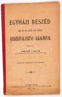 Erőss Lajos: Egyházi beszéd írta és 1892. július 10-ik napján lelkészválasztás alkalmával elmondta - - Debreczen, 1982, &quot;Debreczeni ellenőr&quot;. Papírkötésben.