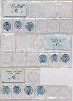 1973-1983. 2f-20f (21x), 6db hiányos forgalmi sor fóliatokban T:1