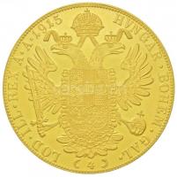 Ausztria 1915. 4D Au "Ferenc József" utánveret dísztokban (14g/0.986) T:PP felületi karc, ...