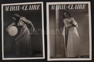 cca 1930 A Marie Claire c. újság címlapfotói. Gabor photo. / cca 1930 Cover photos of Marie Claire 2...