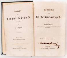 Heyer Carl dr.: Der Waldbau, oder die Forstproductenzucht, von- - Leipzig, 1854, Leubner. Viseltes e...