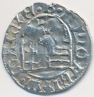 1482-1486. Denár Ag "I. Mátyás" (0,51g) T:2-,3
Huszár 719., Unger I.: 565.b
