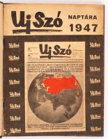 1947 Az Uj Szó naptára, rövid leírásokkal, képekkel illusztrálva