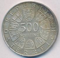 Ausztria 1985. 500Sch Ag 40 éves a béke Ausztriában T:2 Austria 1985. 500 Schilling Ag 40th Anniversary - Peace in Austira C:XF