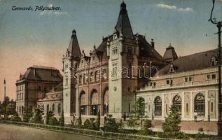 Temesvár, Pályaudvar, vasútállomás / railway station (b)