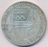 Ausztria 1976. 100Sch Ag "Innsbruck - XII. téli olimpia / Lesikló sánc" T:2
Austria 1976. ...