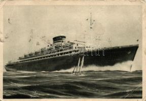 7 db RÉGI hajó motívumú képeslap, vegyes minőségű / 7 old motive cards, ships, mixed quality