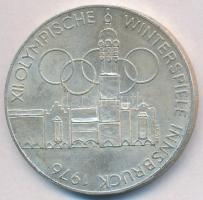 Ausztria 1976. 100Sch Ag "Innsbruck - XII. Téli olimpia / Épületek és olimpiai logó" T:2
A...