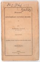 Nikházy László: Huszonkét közönséges egyházi beszéd. Első füzet. Miskolc, 1871, Fraenkel B. Bizománya. Kiadói papír kötésben.  