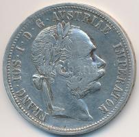 Ausztria 1879. 1Fl Ag "Ferenc József" T:2- Austria 1879. 1 Florin Ag "Franz Joseph" C:F