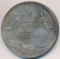 1907KB 5K Ag "Ferenc József" T:3 durva ph