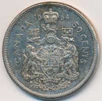 Kanada 1964. 50c Ag "II. Erzsébet" T:2
Canada 1964. 50 Cents Ag "Elizabeth II" C...