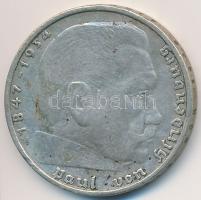 Német 3. Birodalom 1937A 2M Ag "Hindenburg" T:2- German Third Reich 1937A 2 Mark Ag "Hindenburg" C:VF