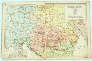 cca 1930 Barthos Kurucz történelmi atlasz