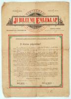 1892 Koronázási jubileumi emléklap a király koronázásának 25. évfordulójára