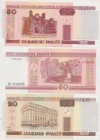 Fehéroroszország 2000. 20R (2x) sorszámkövetők + 50R (2x) sorszámkövetők + Jugoszlávia 1978. 20D (3x...