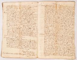 1786 Zemplén vármegye Sátoraljaújhelyen tartott vármegyei törvényszékének a szepesi káptalan és Olas...