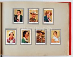 cca 1930 Salem Gold Film Bilder. Német színészek és filmekről szóló cigaretta gyűjtőkép album komple...