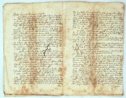 1799 A Hétszemélyes Táblának a Németh István olaszliszkai plébános és Révay János (1748-1806) szepes...