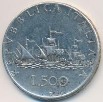 Olaszország 1958R 500L Ag "Kolumbusz hajója" T:2,2-
Italy 1958R 500 Lire Ag "Columbus...