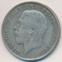 Nagy-Britannia 1921. 1/2C Ag V. György T:3 Great Britain 1921. 1/2 Crown Ag George V C:F