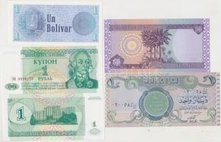 Vegyes: Irak 1992. 1D + 2003. 50D + Románia 1999. 2000L "Napfogyatkozás" (2x) + Transznisz...