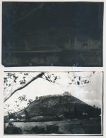 Várak, várromok: Kisdisznód és két azonosítatlan az 1930-as évekből, hozzá tartozó negatívokkal Bara...