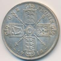 Nagy-Britannia 1914. 1Fl Ag "V. György" T:2-
Great Britain 1914. 1 Florin Ag "George ...