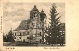 Zboró, Rákóczi-féle vártemplom, Divald Adolf / castle church (small tear)