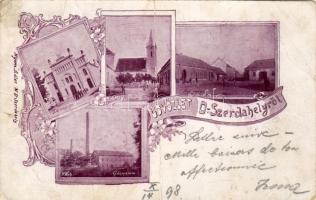 1898 Dunaszerdahely mit Synagoge (fa)