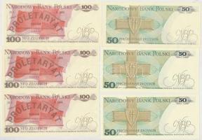 Lengyelország 1988. 50Zl (10x) + 100Zl (8x) T:I,I-
Poland 1988. 50 Zlotych (10x) + 100 Zlotych (8x) ...