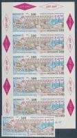 1996-1997 MONACO bélyegkiállítás fogazott pár + vágott kisív Mi 2333-2334 A-B