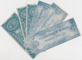 1967. A Miskolci Nemzeti Színház kellékpénze (3x) + DN "Szegedi Nemzeti Színház - Színpadi Doll...