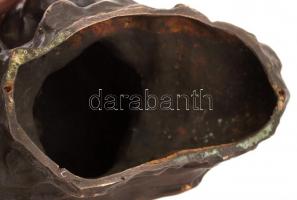 Emile-Louis Picault (1833-1915): Idős férfi portréja. Bronz, jelzett, talapzat nélkül, m: 26 cm (tal...