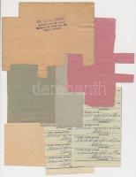 7db vegyes élelmiszerjegy, közte 1943. "Budapesti húsjegy", "1947. Budapesti tejjegy&...