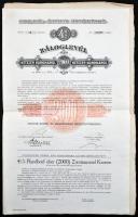 Budapest 1917. "Pesti Hazai Első Takarékpénztár-Egyesület" 4 1/2%-kal kamatozó kötvény 500...