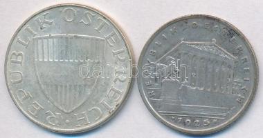 Ausztria 1925. 1Sch Ag + 1972. 10Sch Ag T:2,2-
Austria 1925. 1 Schilling Ag + 1972. 10 Schilling Ag ...