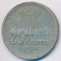 Törökország 1936. 25k Ag "Kemal Atatürk" T:2- Turkey 1936. 25 Kurus Ag "Kemal Atatürk" C:VF