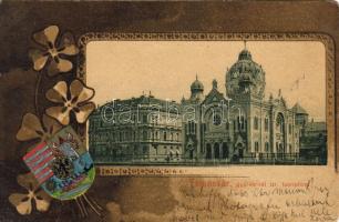 Temesvár Gyárváros Synagoge Litho (b) geklebt