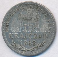 1868KB 10kr Ag Magyar Királyi Váltó Pénz T:2-