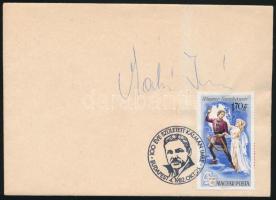 Markó Iván (1947-) Kossuth-díjas magyar táncművész, koreográfus, balettigazgató aláírás borítékon