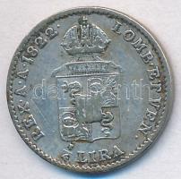 Olasz Államok / Lombardia-Velence 1822M 1/4L Ag I. Ferenc T:2-,3 Italian States / Lombardy-Venetia 1822M 1/4 Lira Ag Franz I C:VF,F