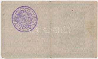 1918. 25K "3134" 3mm hullámos hátlappal, "Pest-Pilis-Solt-Kiskun-Vármegye-Pecsétje&qu...